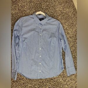 J. Crew: Button-down shirt adorned with rhinestones on the front.